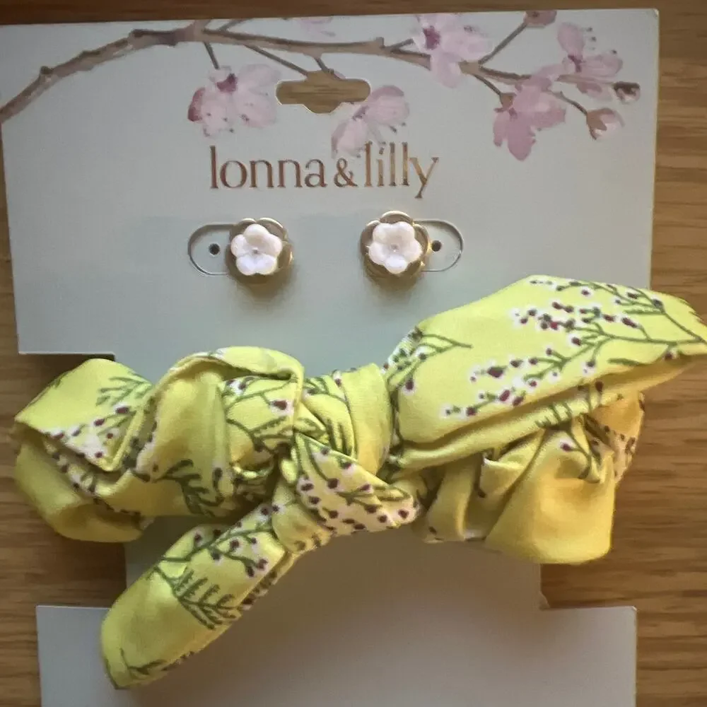 lonna & lilly Scrunchie and Earring Set New - Picture 2 of 3